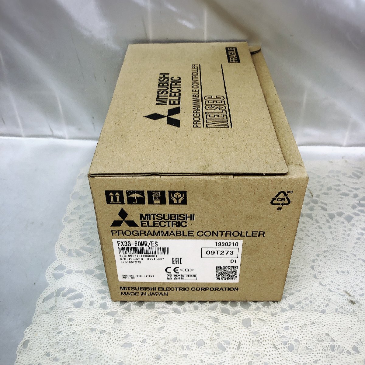 【未使用品/KU】MITSUBISHI 三菱電機 三菱 シーケンサ FX3G-60MR/ES 2019年製造 IS0922/0022拍卖