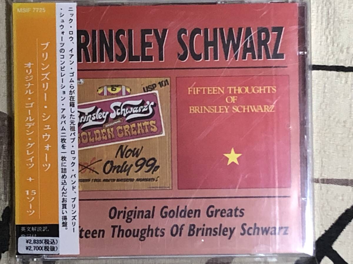 ■中古CD ブリンズリー・シュウォーツ/BRINSLEY SCHWARZ「Original Golden Greats+FIFTEEN THOUGHTS OF」japan mint obi PUBROCK NICK LOWE拍卖