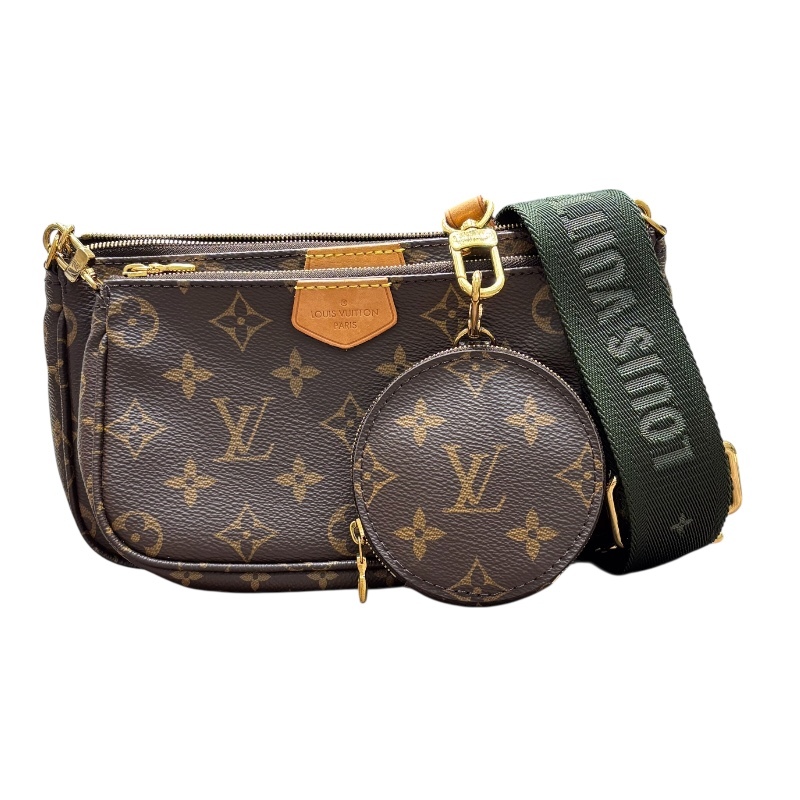 ルイ・ヴィトン LOUIS VUITTON ミュルティ・ポシェット・アクセソワール M44813 モノグラム・キャンバス ショルダーバッグ レディース 中古拍卖