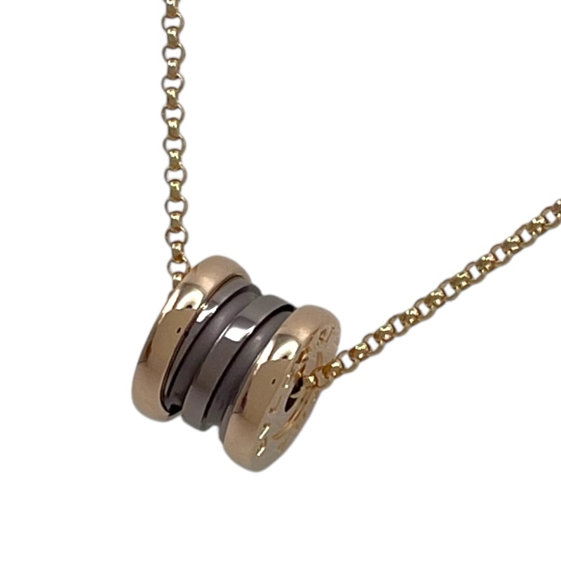 ブルガリ BVLGARI エレメントネックレス ピンクゴールド 750 ジュエリー 中古拍卖