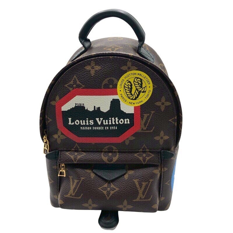 ルイ・ヴィトン LOUIS VUITTON パームスプリングス・バックパックMINI ワールドツアー M42971 ブラウン モノグラム レディース 中古拍卖
