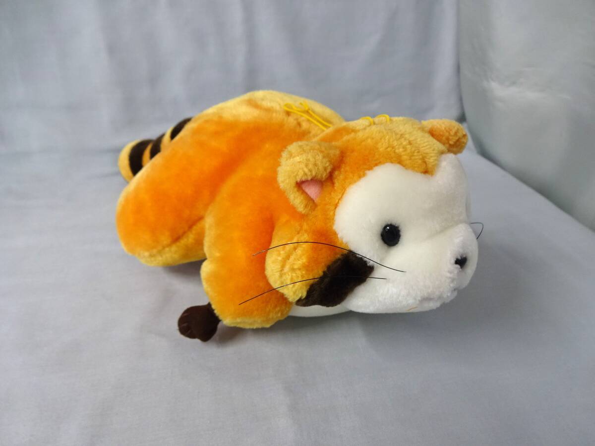 世界名作劇場 あらいぐまラスカル 寝そべり ぬいぐるみ 全長:約25cm バンプレスト 1999年 レトロ プライズ品拍卖