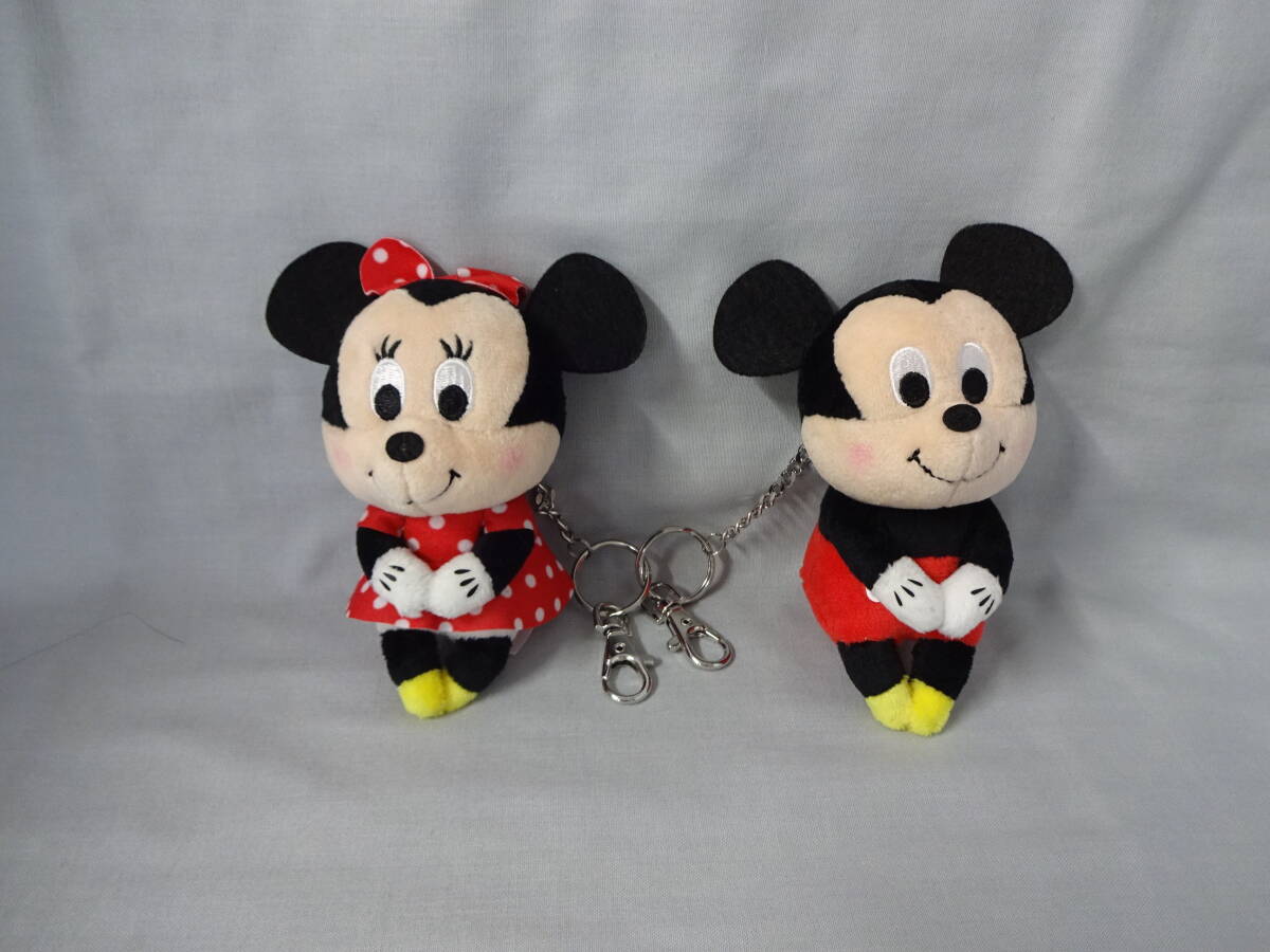 ちょっこりさん ミッキー ミニー ぬいぐるみ マスコット キーホルダー キーチェーン エイブル拍卖