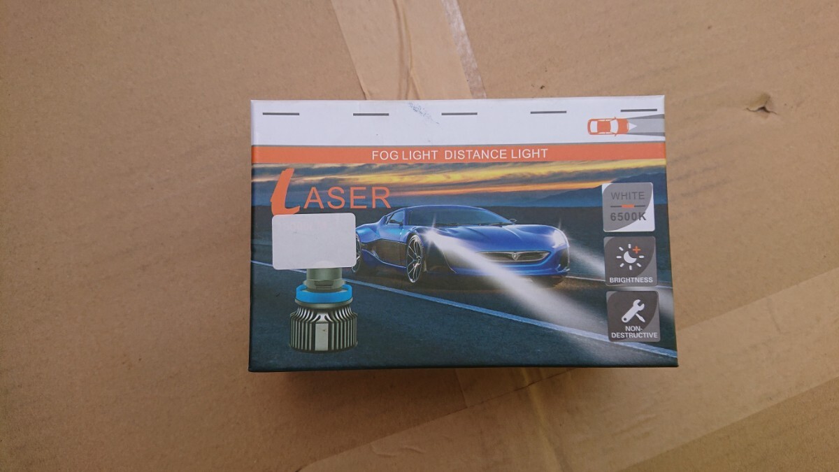 新品未使用 LED フォグランプ 24000LM ホワイト イエロー 2色切替拍卖