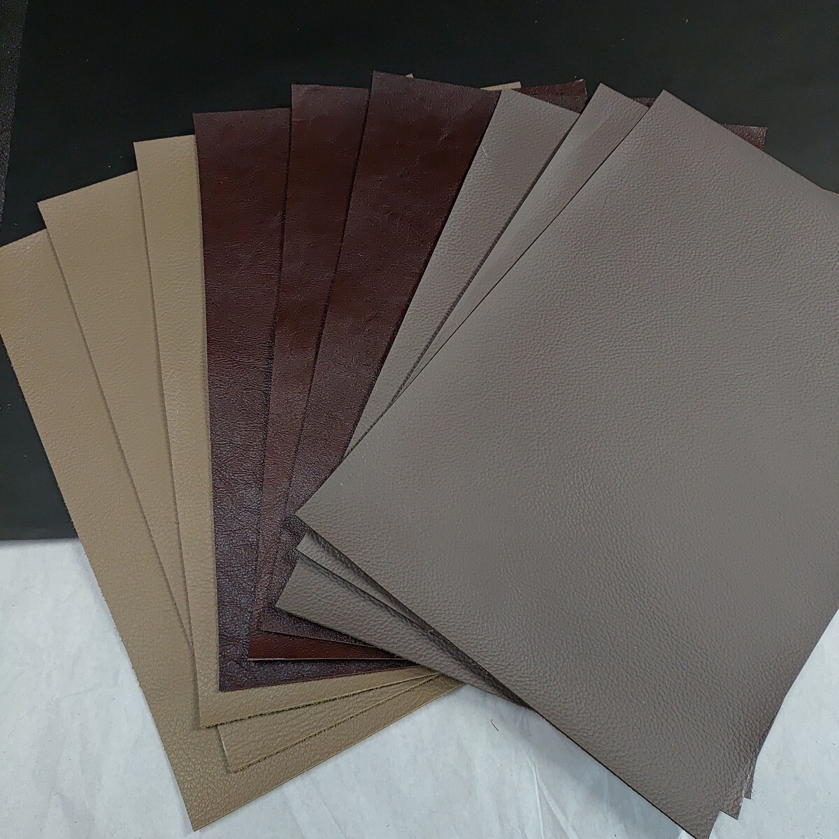 レザークラフト 本革 はぎれ 材料 A4サイズ 9枚 D205拍卖