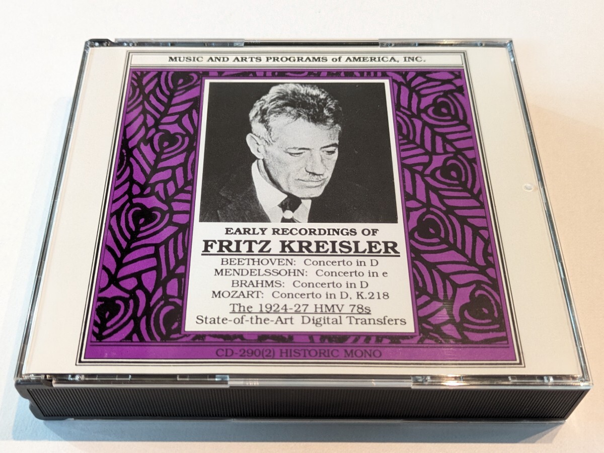 /ヒ84【即決・送料無料】フリッツ・クライスラー / MUSIC&ARTS EARLY RECORDINGS CD 2枚組拍卖