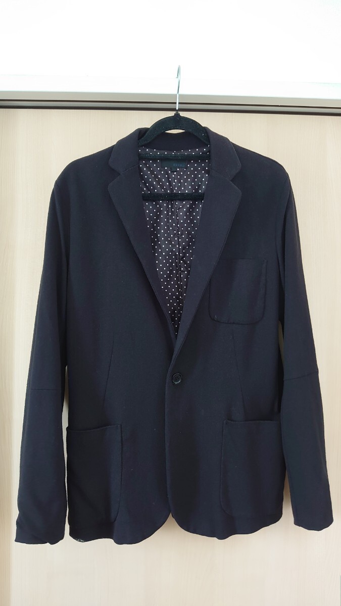 ビームス/BEAMS テーラードジャケット サイズL ブラック 送料無料拍卖