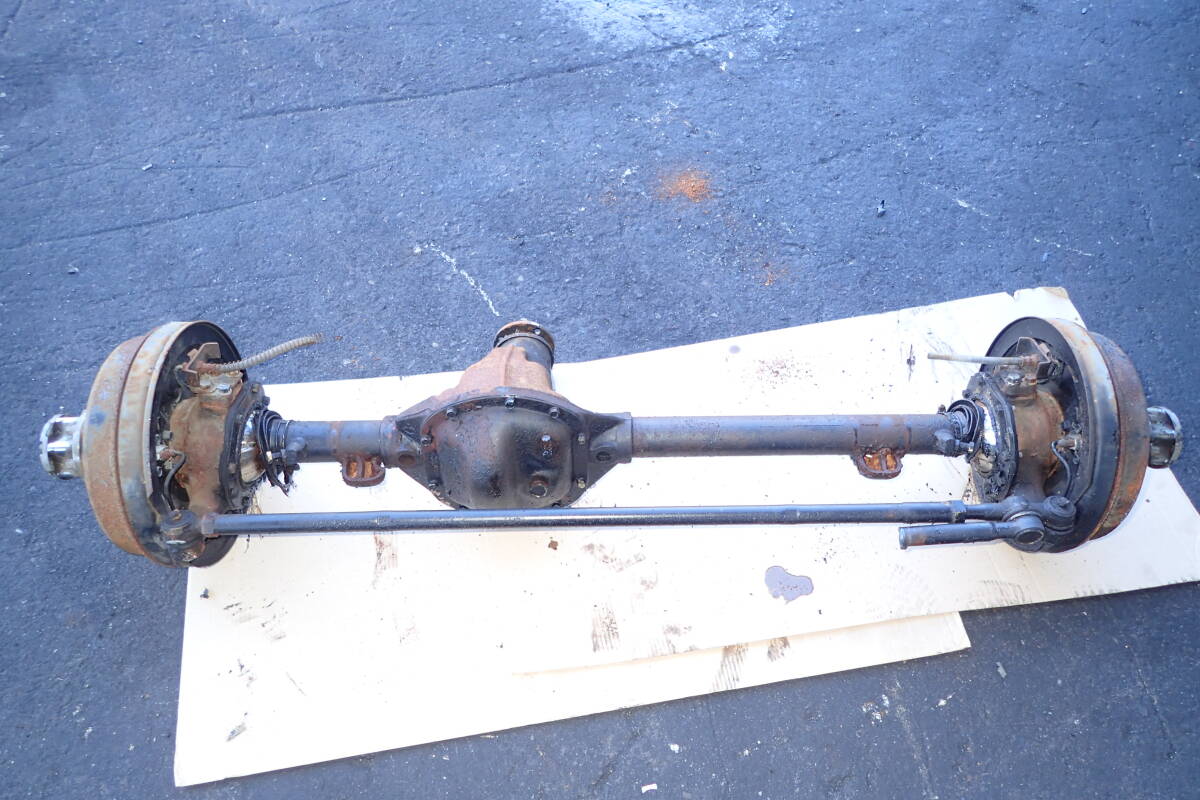 三菱 Jeep フロントデフ J53 47,295㎞ 1992年 デファレンシャル ホーシング ジープ RTK582929MT拍卖