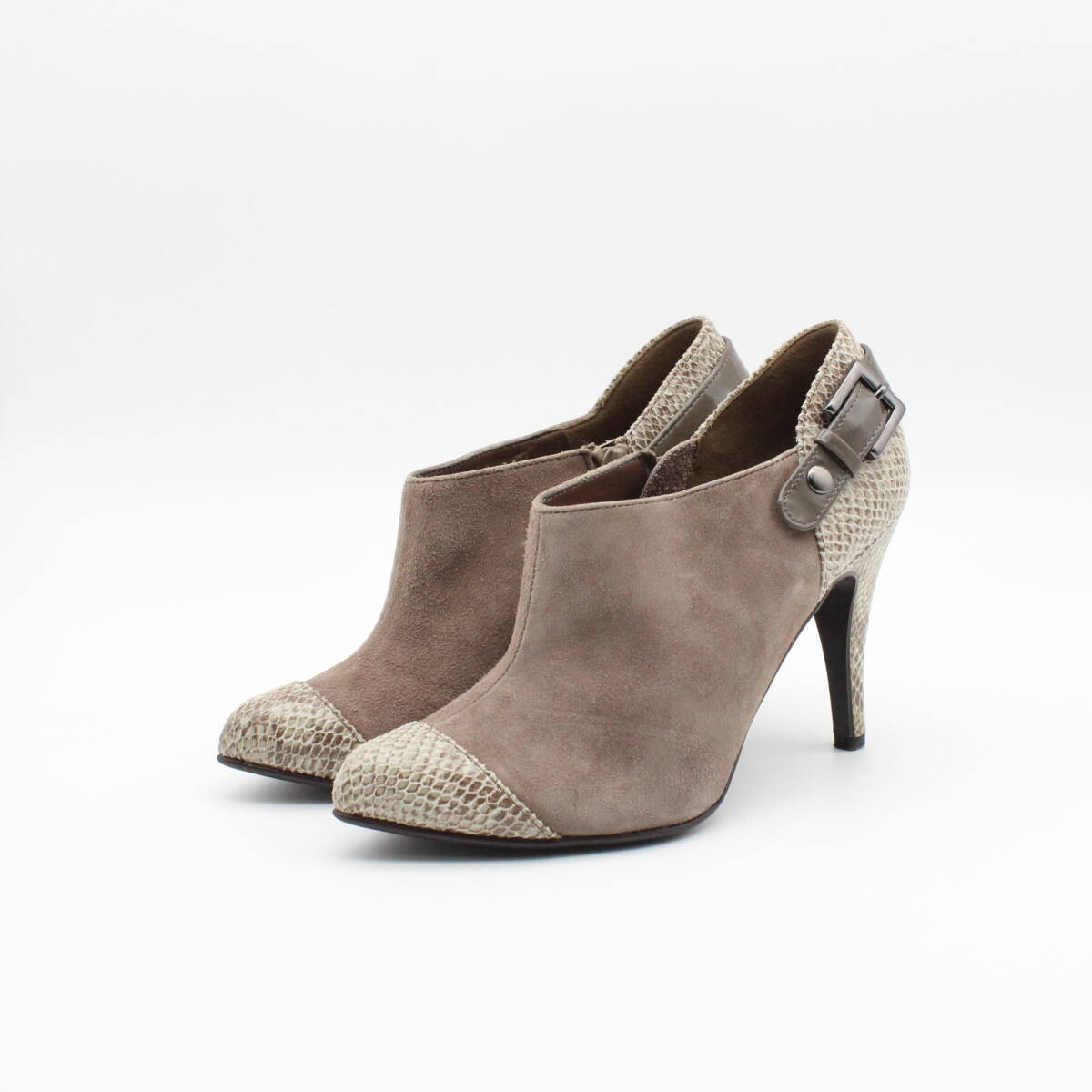 10■DIANA ダイアナ 異素材ブーティー(21.5cm)美品拍卖