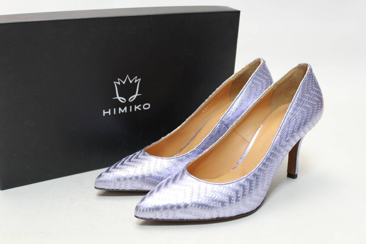 新品♪卑弥呼 ヒミコ 本革 ポインテッドパンプス(22.5)/288拍卖
