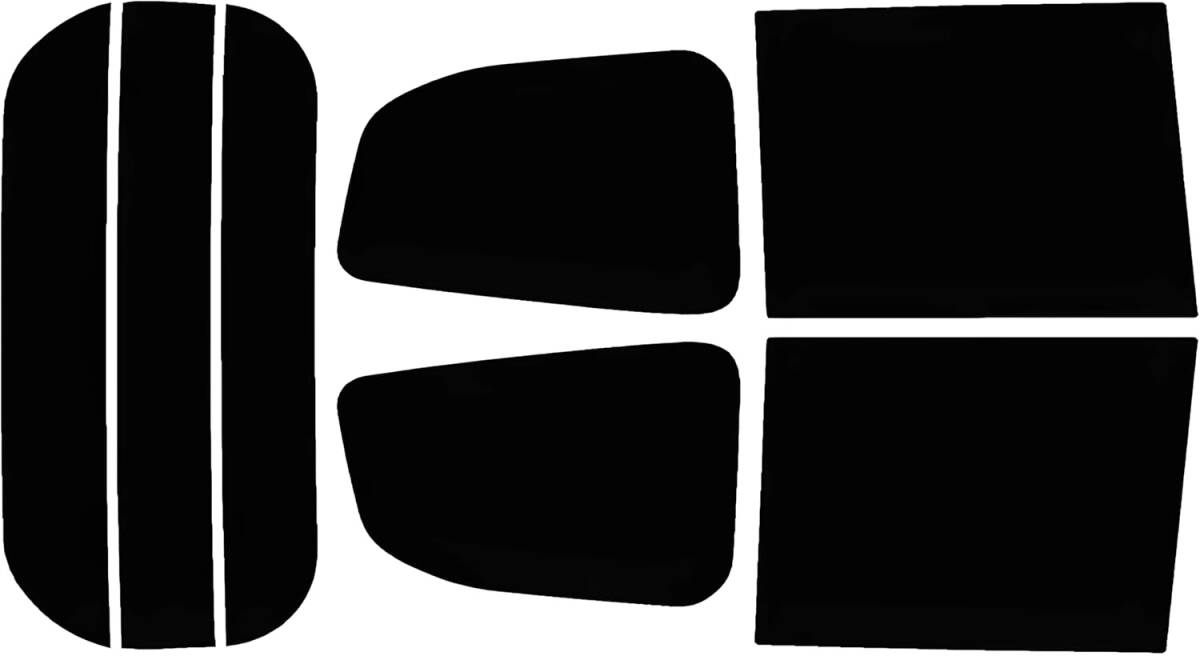 ヴォクシー ノア 90系 ZWR90W/95W カーフィルム リアセット スーパーハードスモーク 紫外線カット ドット柄有拍卖