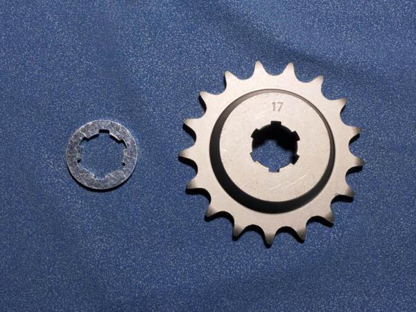 RZ250/350用 13ミリオフセットスプロケット 17丁 新品 【ゼス】拍卖