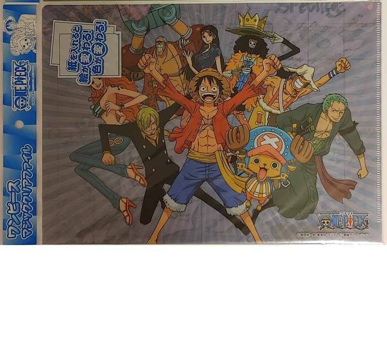 送料無料 希少 レア 非売品 新品未開封品 ワンピース ONE PIECE マジッククリアファイル A4 ルフィ ゾロ サンジ ナミ チョッパー ファイル拍卖