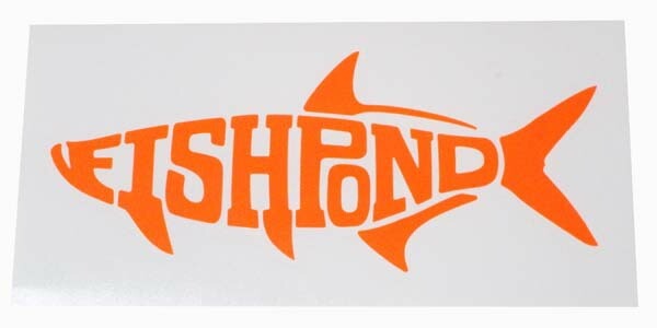 フィッシュポンド カッティングステッカー キング FISHPOND STICKER KING 転写 ターポン TARPON 釣 魚 FLY フライ シール ネコポス 新品拍卖