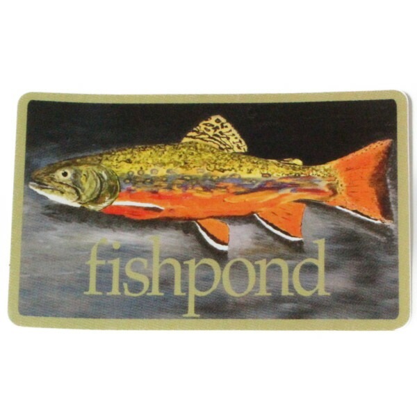 フィッシュポンド ステッカー ブルック トラウト FISHPOND BROOKIE STICKER 川ます 鱒 TROUT 魚 釣 シール カスタム コレクション 新品拍卖