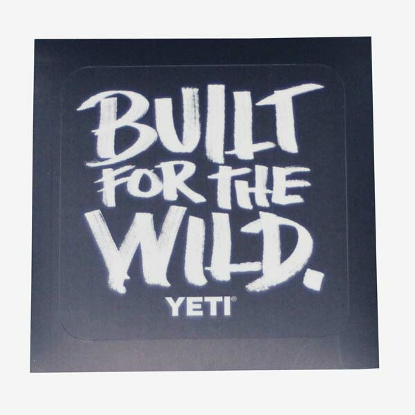 訳あり イエティ ステッカー YETI BUILT FOR THE WILD STICKER 6 シール デカール クーラー タンブラー アウトドア チューン ネコポス 新品拍卖