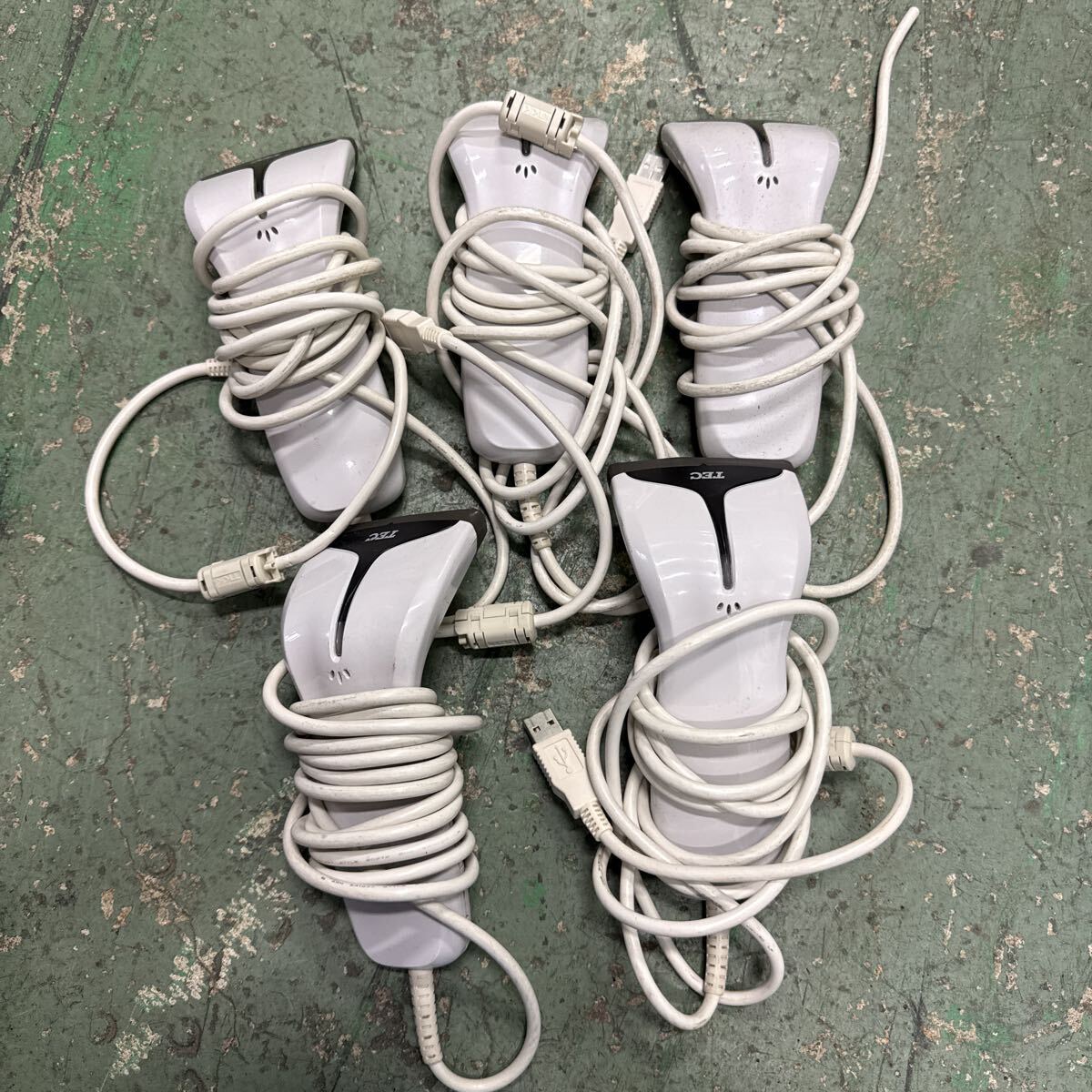 5台セット TEC/東芝テック バーコードタッチスキャナー HS-560-UB USB接続 動作未確認 ジャンク品 管理09111647拍卖