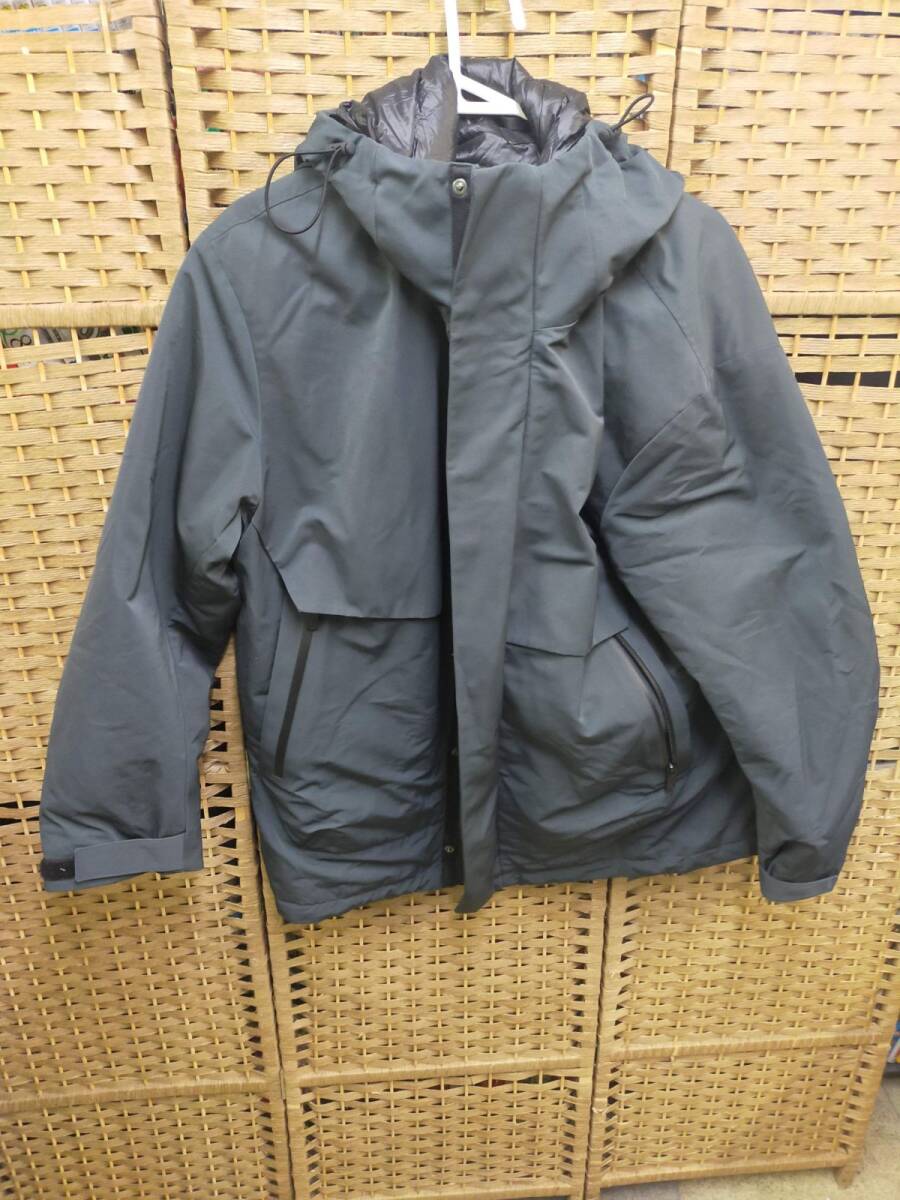 F01-20250922-97 UNIQLO +J ユニクロ ジルサンダー コラボ ダウンジャケット ブラック Lサイズ相当拍卖