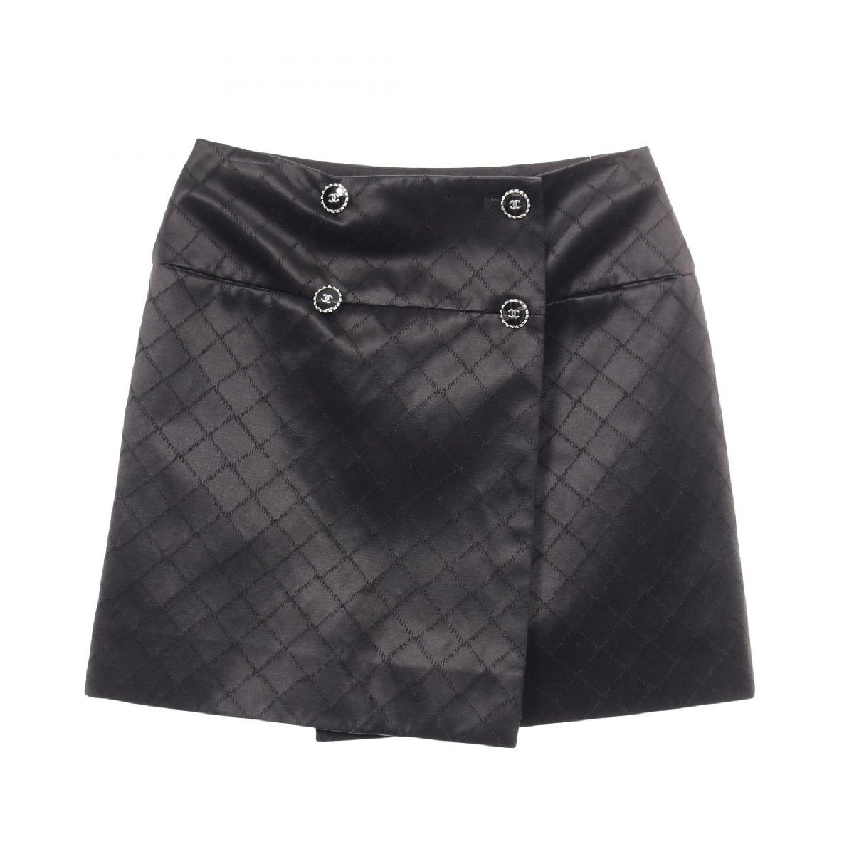シャネル ココマークボタン ブランドオフ CHANEL コットン スカート 中古 レディース拍卖