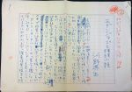 河野典生「モダンジャズと推理小説」草稿 400字詰ペン7枚 SFミステリー推理 拍卖