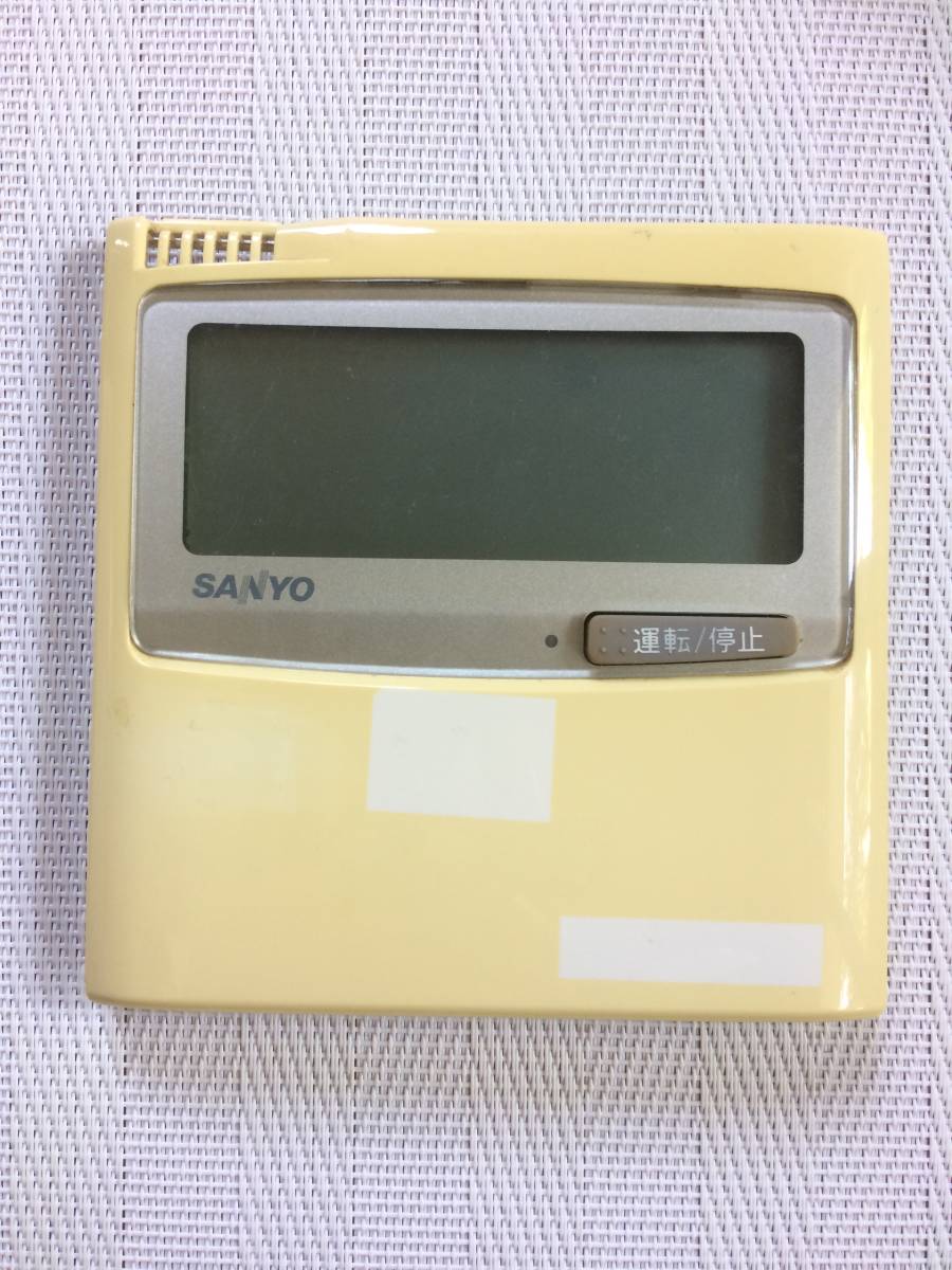 背面パネル欠品★送料無料★SANYO★サンヨー★業務用 パッケージ エアコン リモコン★ RCS-SH80B★中古★清掃済★返金保証あり★拍卖