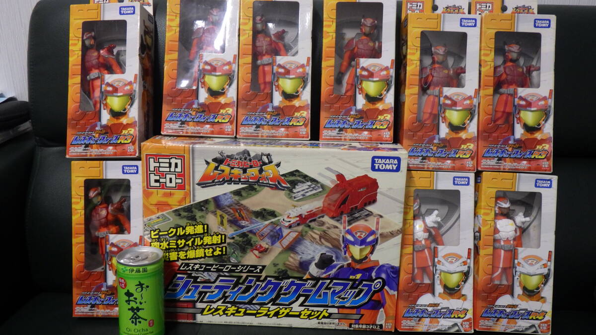 トミカヒーローレスキューフォース シューティングゲームマップ1個 レスキューフォースR3 7個 R4 2個拍卖