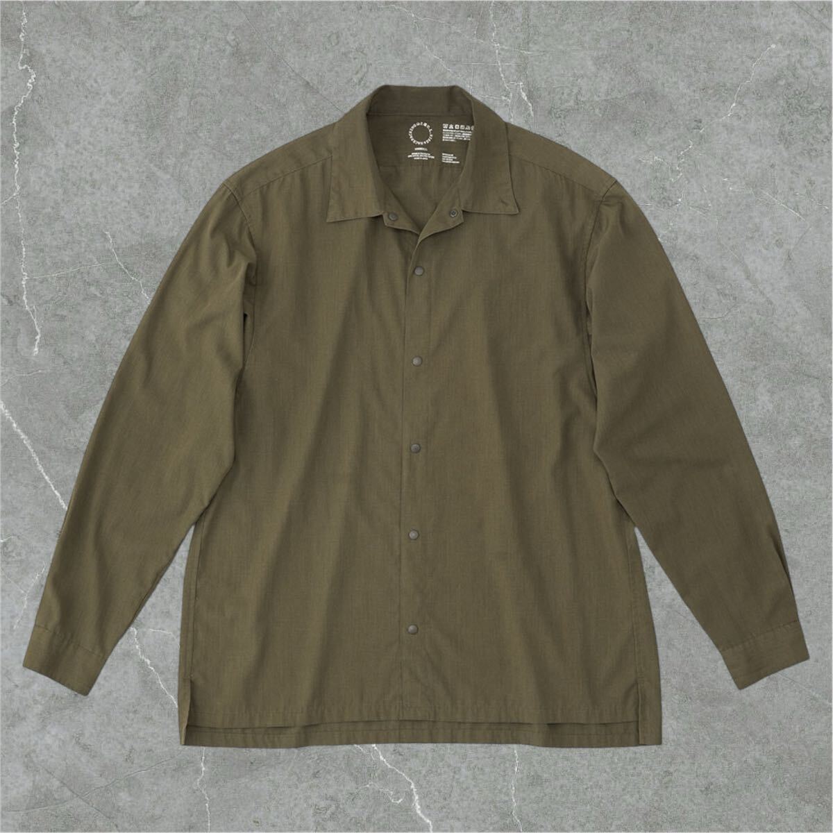 山と道 Bamboo Shirt M Dried Grass UL yamatomichi バンブーシャツ 新品未使用 2025 完売品拍卖