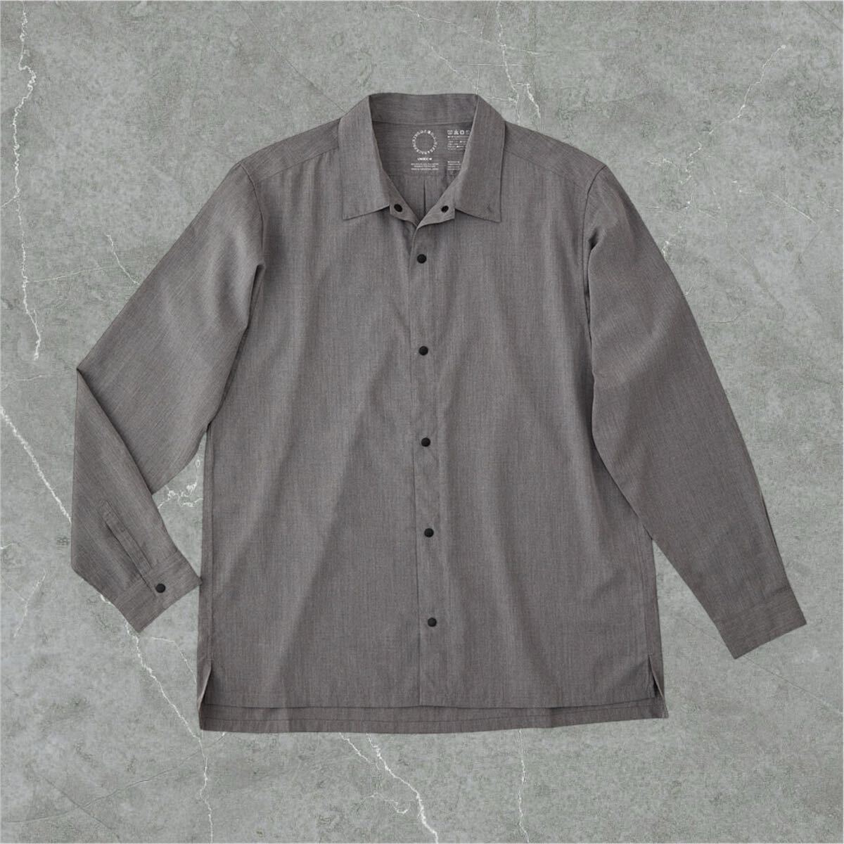 山と道 Bamboo Shirt L Gray Ash UL yamatomichi バンブーシャツ 新品未使用 2025 完売品 グレー拍卖