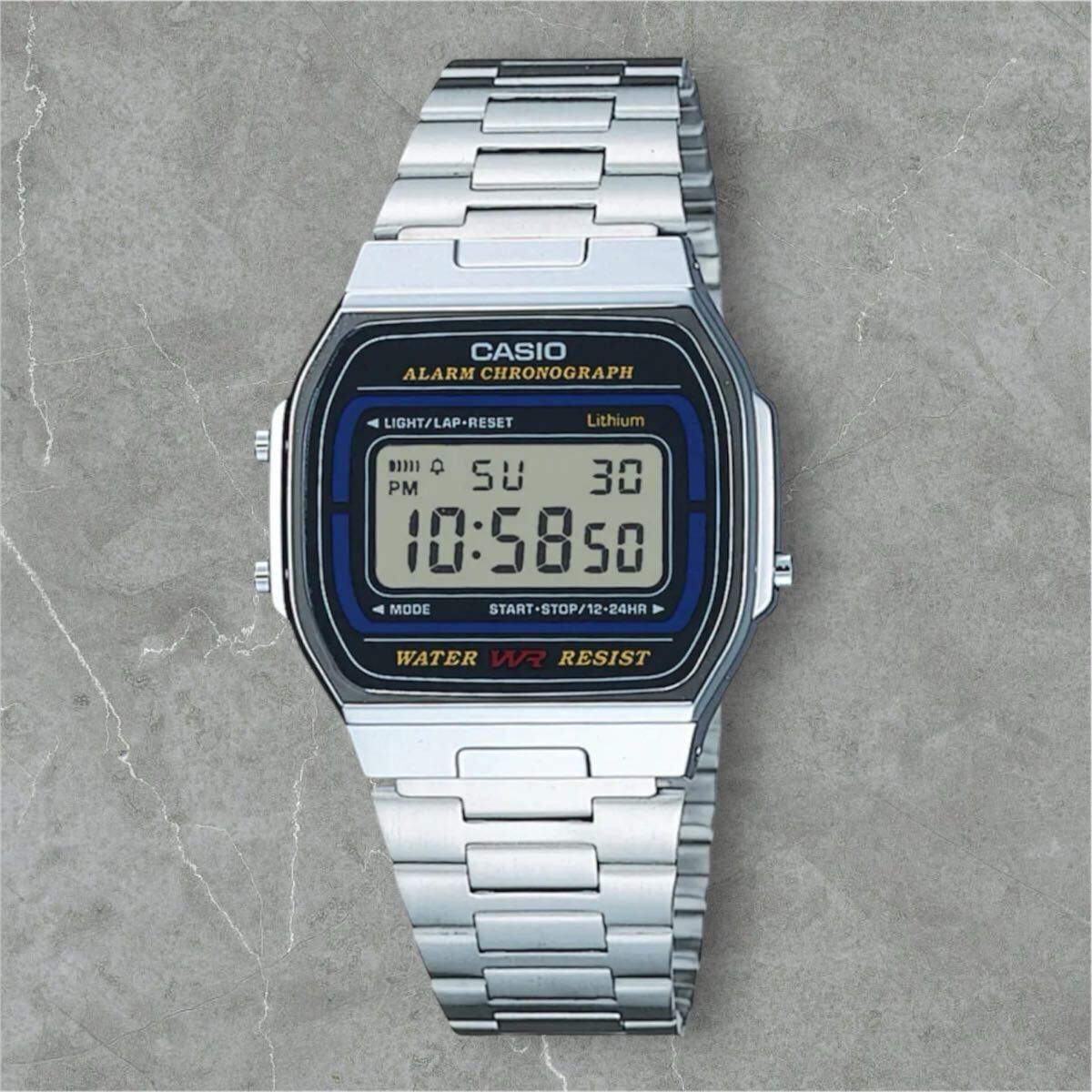 CASIO Standard カシオ 腕時計A164WA-1QJH シルバー 新品未使用 チープカシオ カシオスタンダード watch ウォッチ拍卖