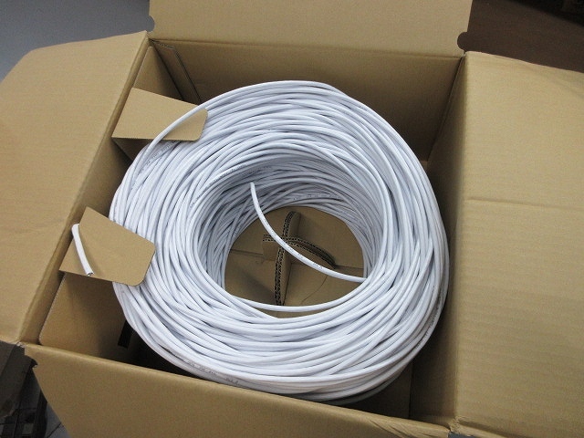 LANケーブルCat6(300m)(白) TSUNET-1000E AWG24-4P拍卖