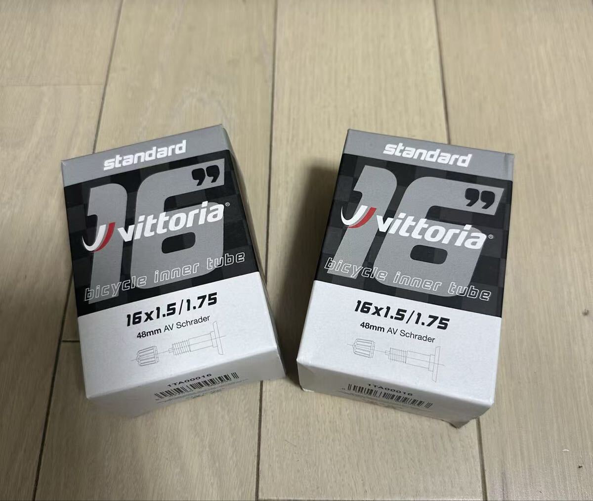 Vittoria インナーチューブ 16x1.5/1.75 38-349 AV2個セット拍卖