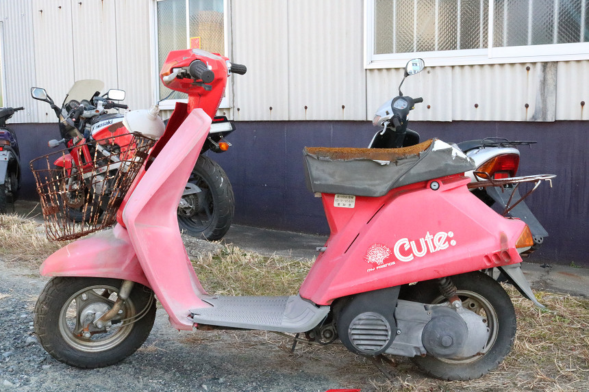 ヤマハ/旧車/Cute/キュートCUTE/原付/50cc/格安/破格チョイノリ/通勤/通学/現車確認OK/全国陸送可能です/ディオZXZZZRエボリューション!拍卖