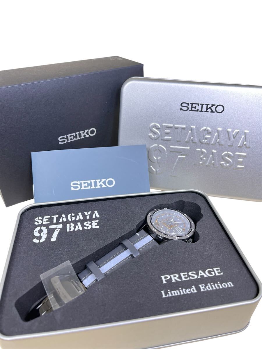 ☆【未使用・完備】SEIKO セイコー プレザージュ SARY259 Style60's『所ジョージの世田谷ベース』コラボ限定モデル 逆さ福 国内限定970本拍卖
