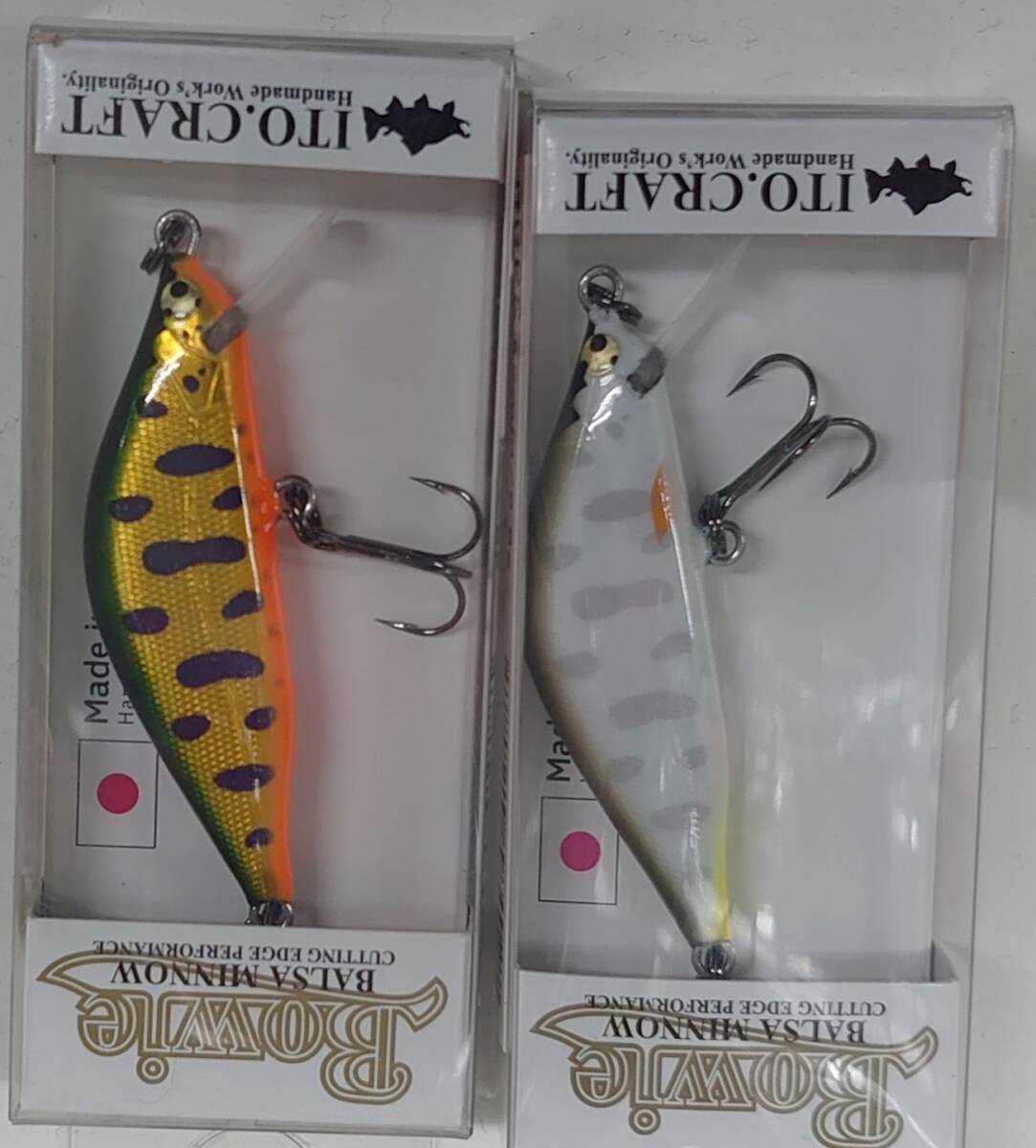 新品・送料込 イトウクラフト itocraft ボウイ 42S 【42mm/2.8g】 BOWIE42S PYG GYG 2個セット拍卖