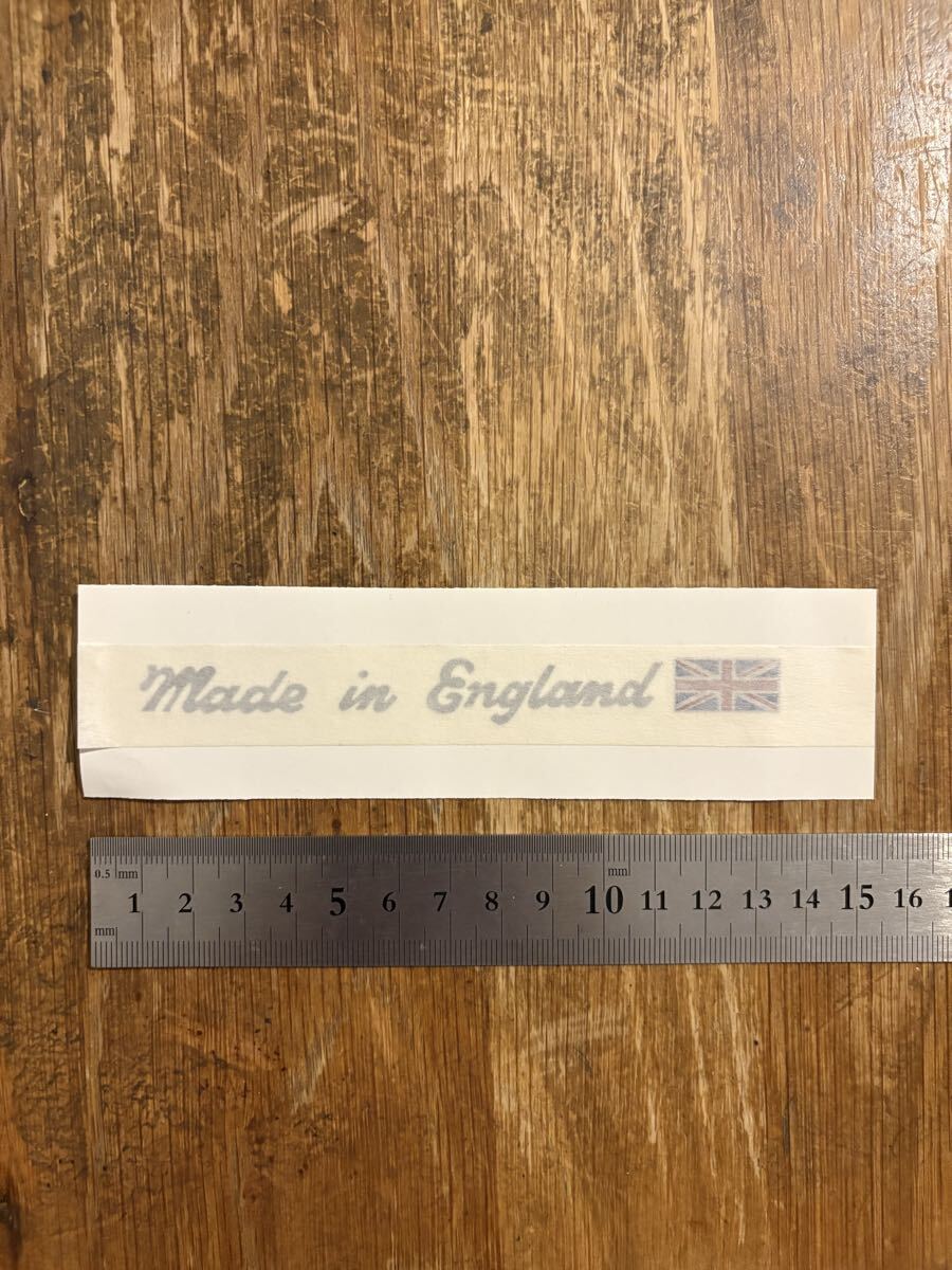 MADE IN ENGLAND ステッカー シルバー拍卖