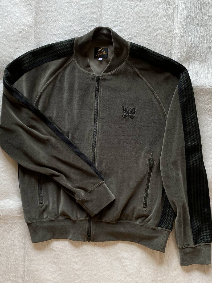 ♪ ニードルズ ベロアトラックジャケット カーキ サイズ2 ネペンテス拍卖