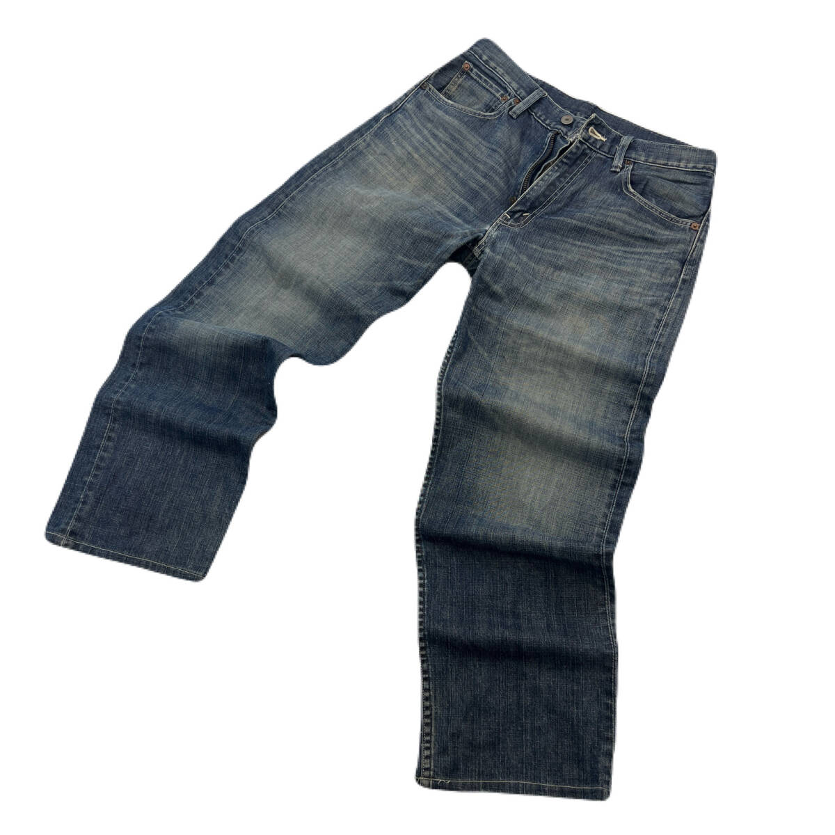 リーバイス デニム ジーンズ ジーパン 503-03 最高の色落ち感 W32 メンズ 定番の一枚 ストレートシルエット ●Ja9059拍卖