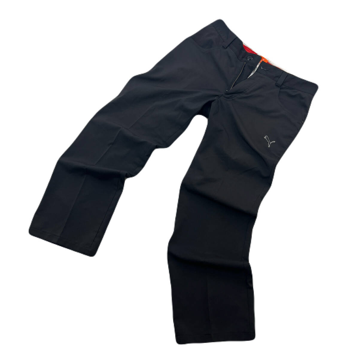 プーマ メンズ ゴルフ スラックス ゴルフパンツ ブラック Sサイズ ラウンドに最適 GOLF 合わせやすい 黒 ●Ja9054拍卖