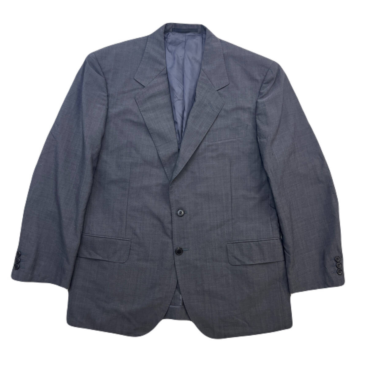 イヴサンローラン シングル テーラードジャケット グレー T170サイズ 要お直し 小傷あり ●AG309拍卖