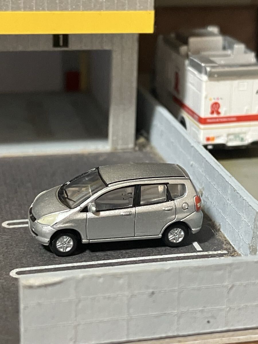 S=1/150 TOMYTEC トミーテック ザ カーコレクション HONDA FIT シルバー 第6弾 カーコレ拍卖