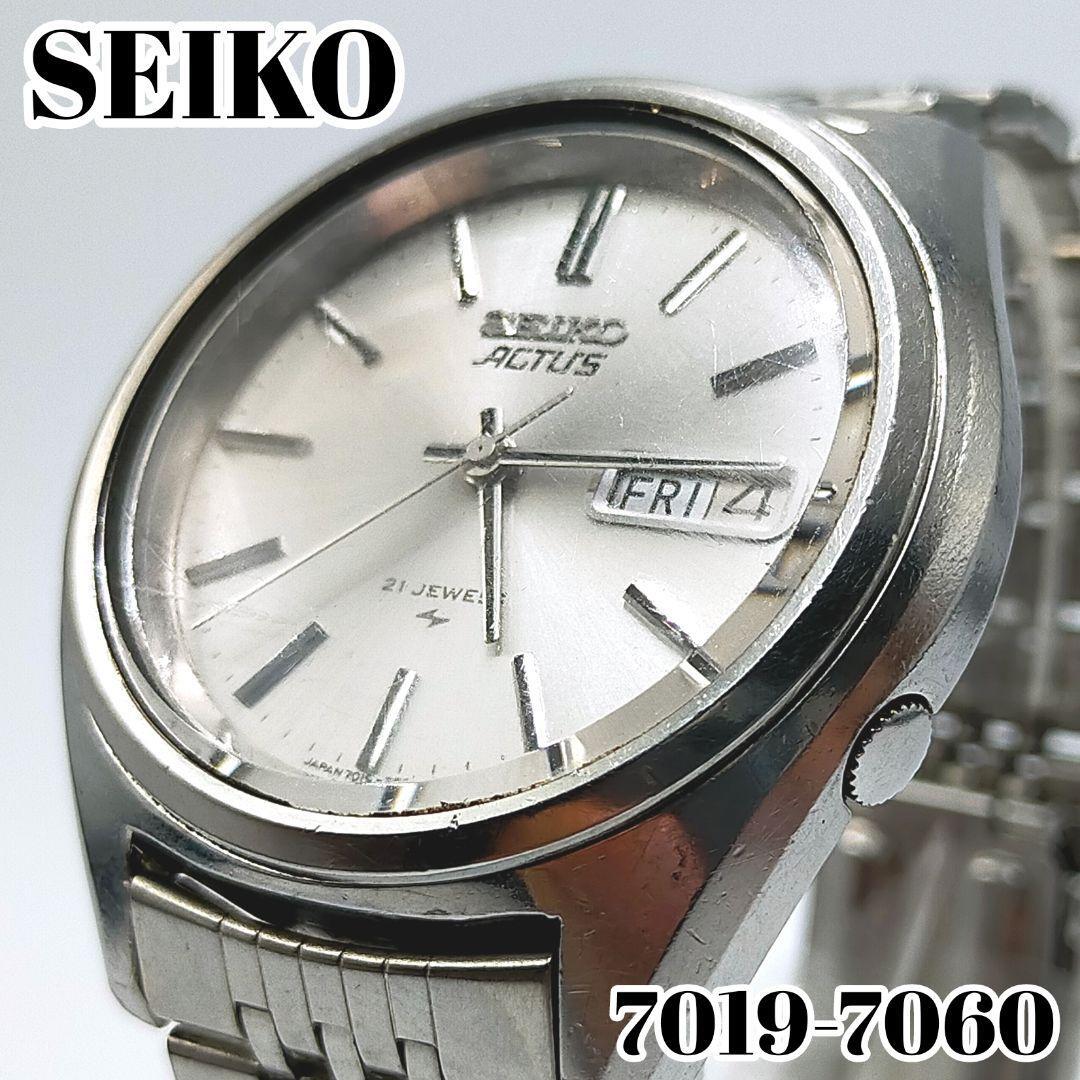 【激レア/稼働品】1977年製 セイコー アクタス 希少ロゴモデル拍卖
