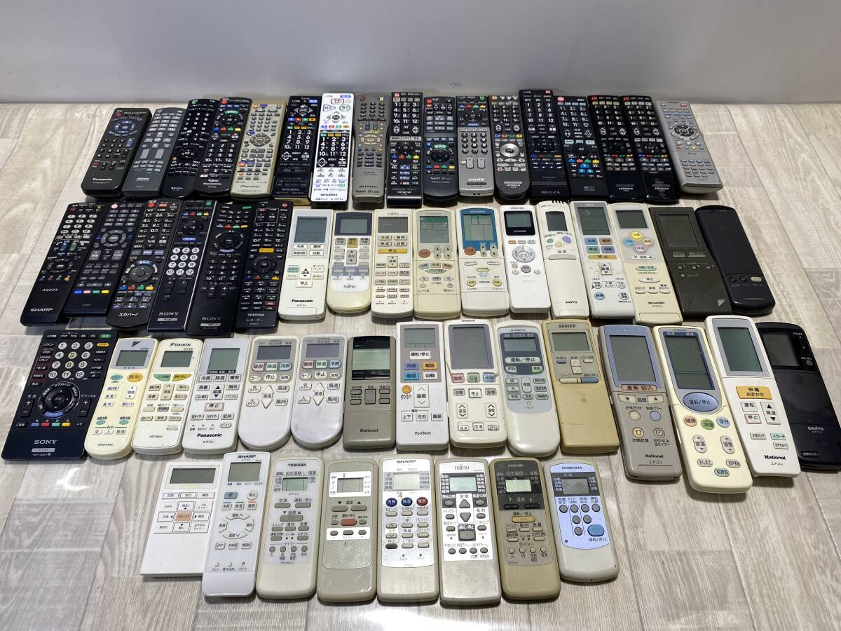 ☆SONY・Panasonic・CORCNAなど TV・エアコン・リモコン・まとめ・純性 RCS-ST1 N2QAYB000894 RMF-JD004 【未確認/現状品】(PN5i-20)拍卖