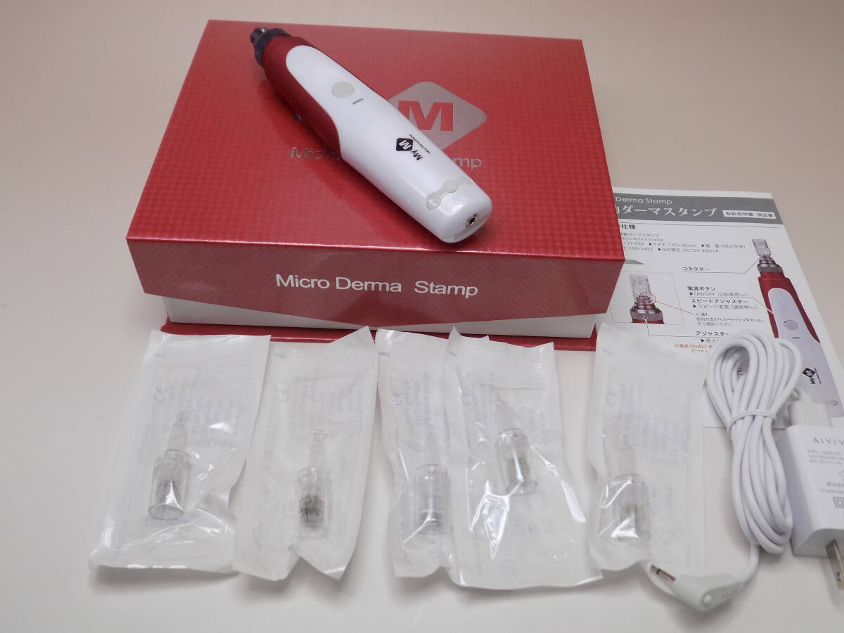 ☆アイビビッド MicroDermaStamp 電動ダーマスタンプ I-17-259☆ 簡易動作確認済み 送料込拍卖