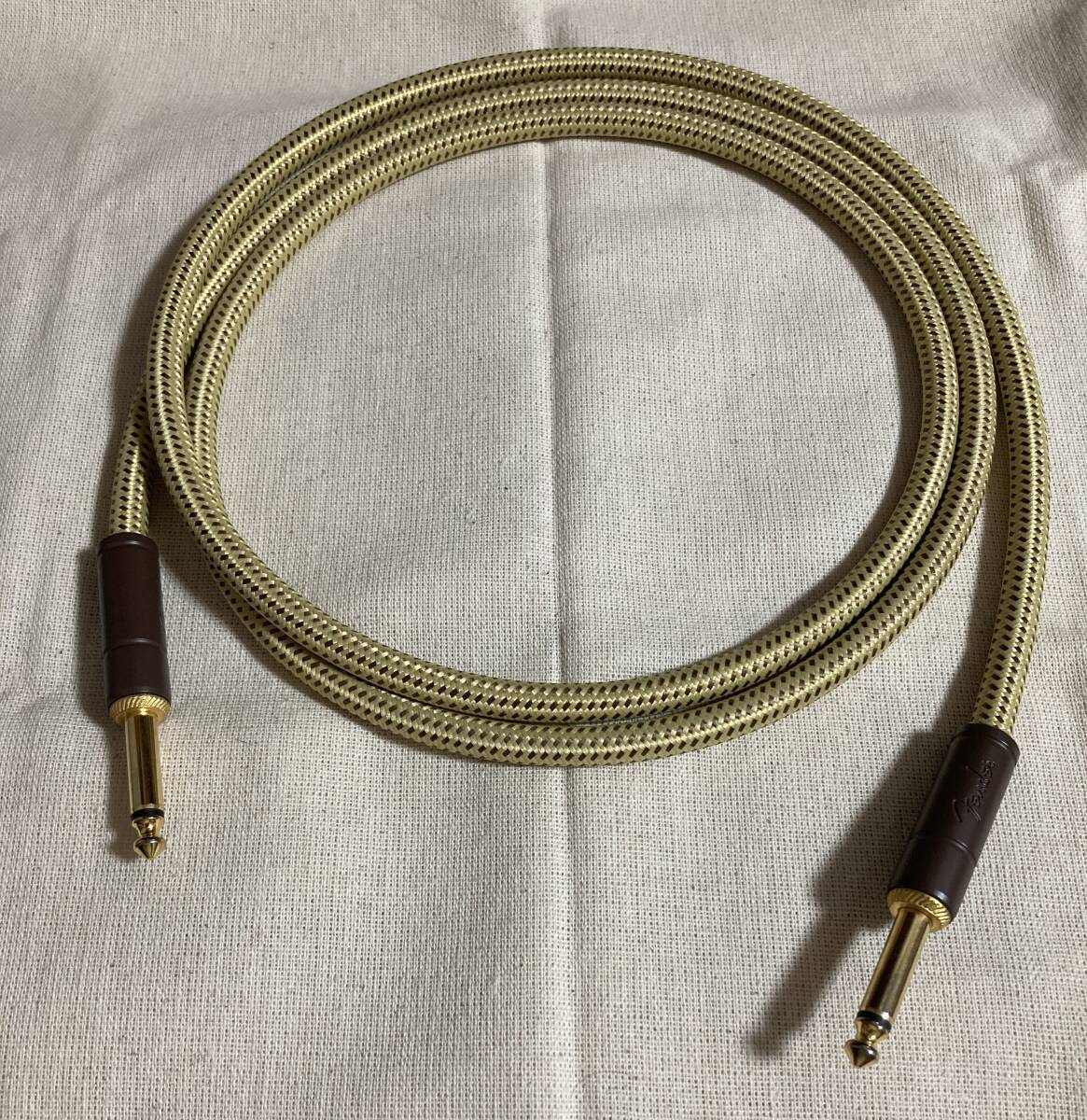 Fender Deluxe Series シールド シールドケーブル 1.5m ツイード 拍卖