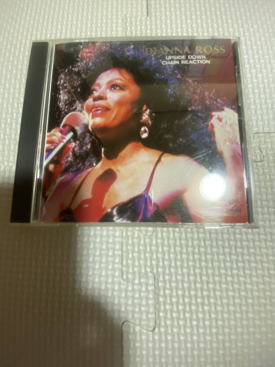 ダイアナロス ライブ盤 CD DYNAMIC LIVE DIANNA ROSS UPSIDE DOWN CHAIN REACTION 歌詞カードなし拍卖