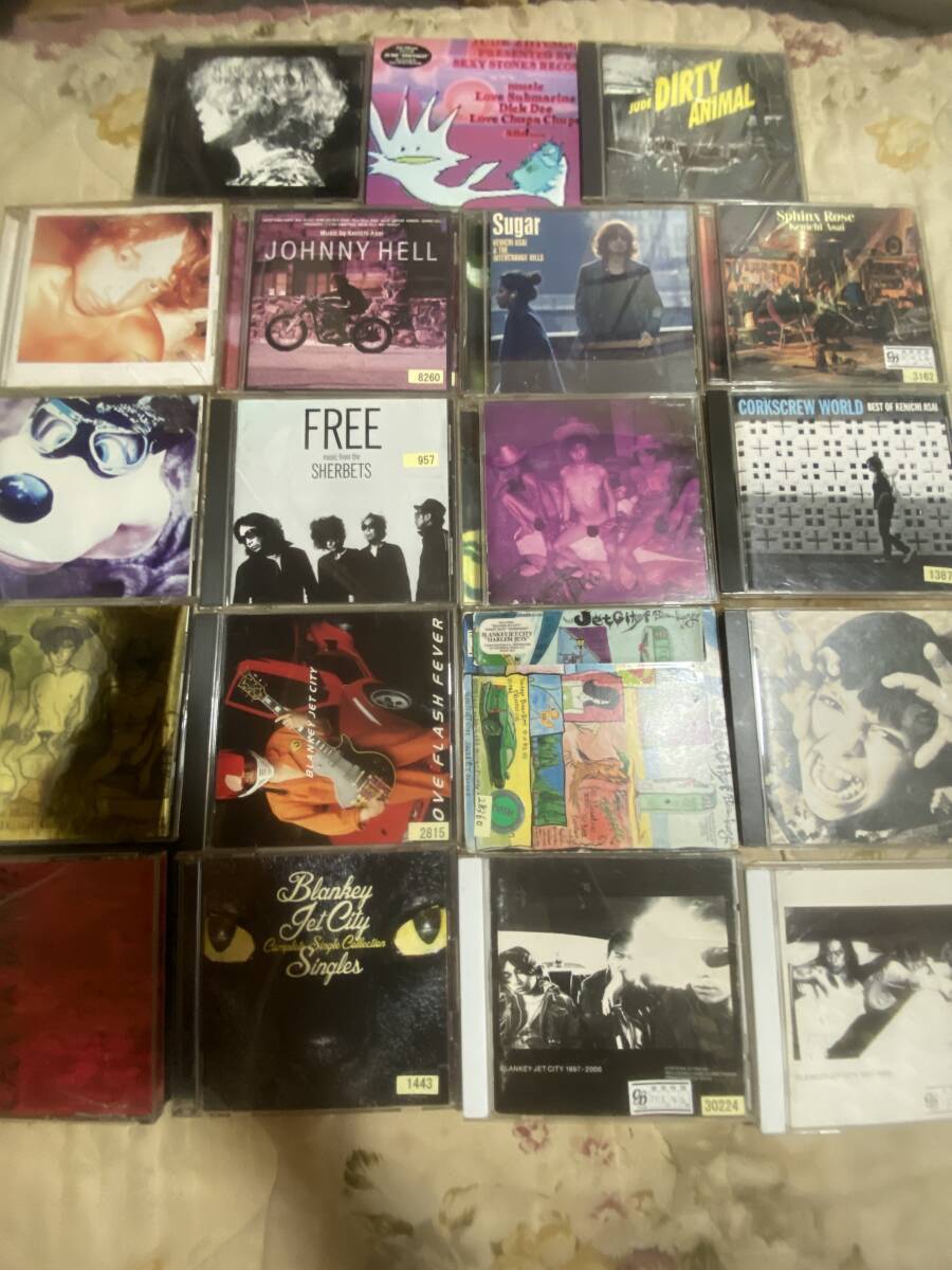 ブランキー〜ベストアルバム+ライブ盤+アルバム JUDE アルバム+浅井健一 ベストアルバムアルバム SHERBET アルバム計19枚セット CD 2CD拍卖