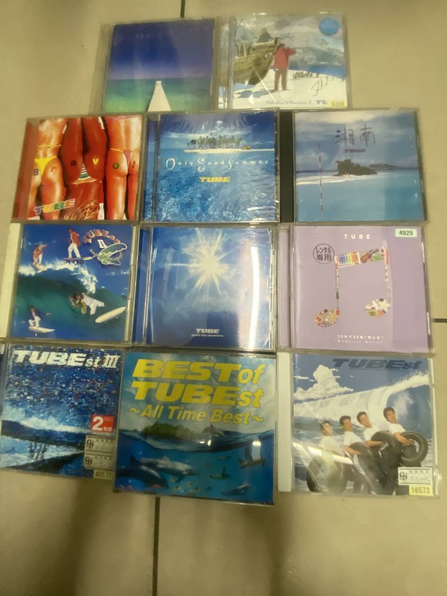 TUBE (チューブ)ベストアルバム 4CD 2CD+ベストアルバム CD +ミックスアルバム CD+アルバム CD +アルバム CD 計11枚拍卖
