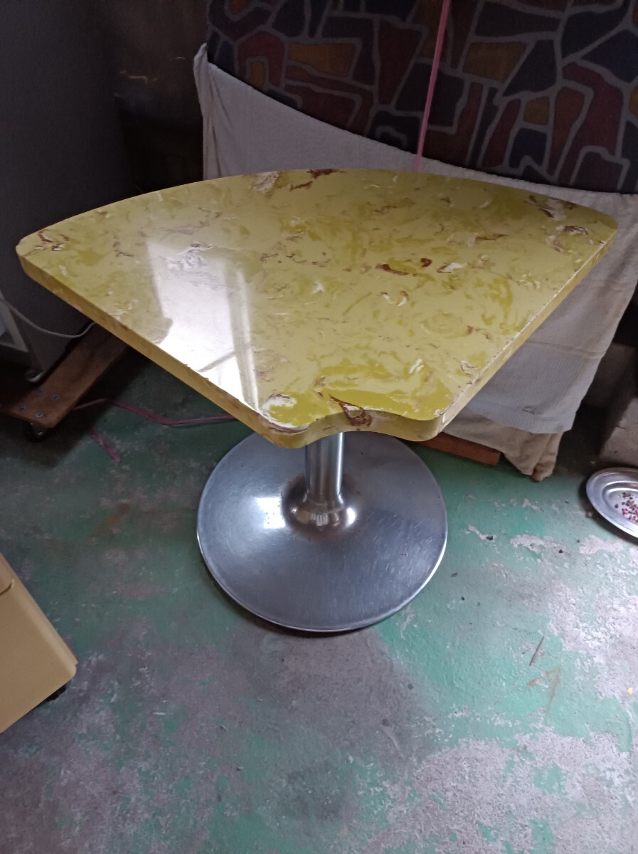 大理石 テーブル ◆ アンティ-ク ◆ 幅82 奥52 縦60 【保管 倉庫】拍卖