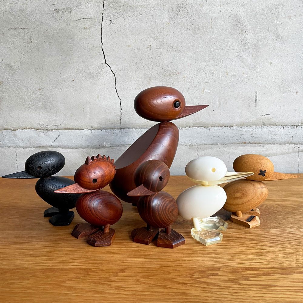 ♪ ケーススタディショップ case study shop ウッドバード 6体セット オブジェ 置物 ミッドセンチュリー 廃番希少 レア拍卖