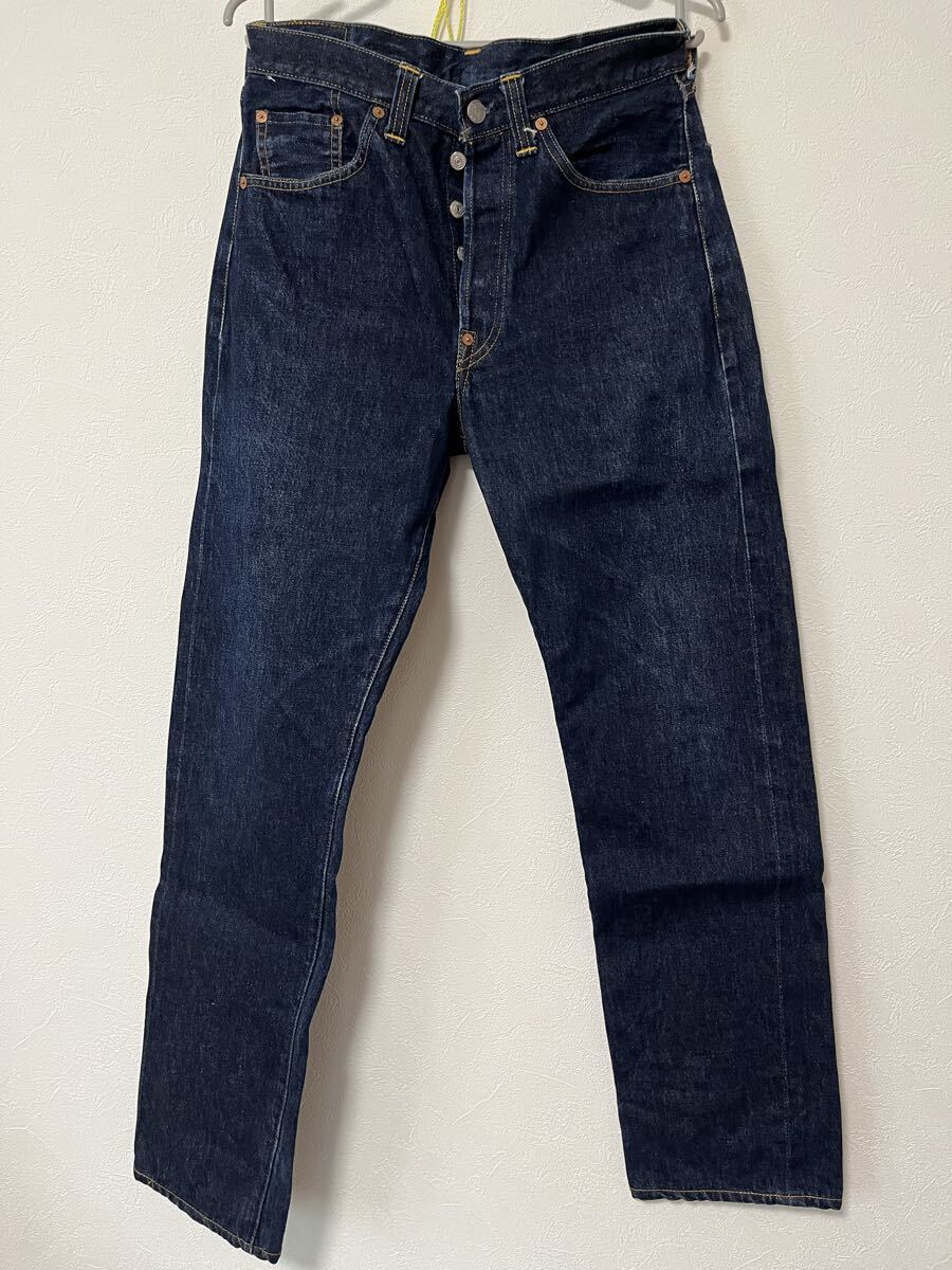 送料無料Levi's201 ジーンズ リーバイス インディゴw32 復刻 拍卖